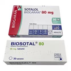 Биосотал :: Соталол Биогран Франция 80мг таб. №30 фото